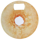 Stainless Steel 3.75" Realistic Donut Graphic Bottle Opener Coaster