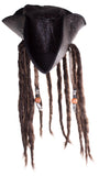 Jacobson Hat Company Men's Caribbean Pirate with Braids, Brown, One Size