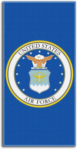 United States Airforce Large Beach Towel 30 inch x 60 inch - US Army - Officially Licensed