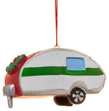 Santa with Camper and Reindeer  Christmas/ Everyday Ornament