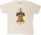 Unisex-Big Kids Philadelphia 2015 Pope Liberty Bell Commemorative T-Shirt
