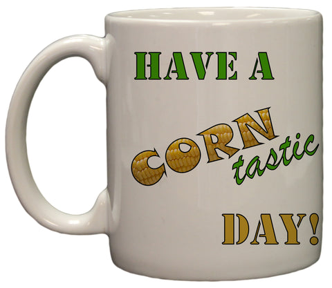 Funny Corn Kid Have a Corntastic Day 11oz Coffee Mug