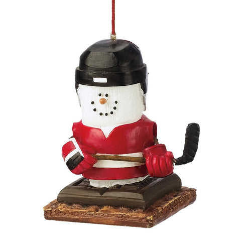 S'mores Hockey Player Ornament