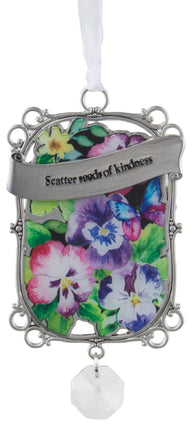 Seeds of Faith Zinc Ornament - Scatter seeds of kindness