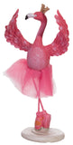 Super Cute Polyresin Flamingo Ballet Ballerina Figurine In Choice Of Pose