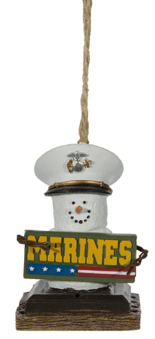 S'mores Military Christmas/ Everyday Ornament - Marines