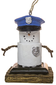 S'Mores Policeman Christmas/ Everyday Ornament