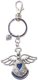 Special Angel Zinc Key Chain w/ Clip & Story Card - Nursing