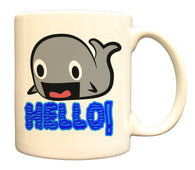 Whale Hello! Funny Play On Words 11oz Coffee Mug