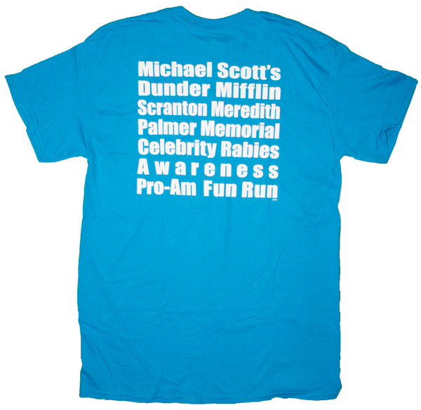 Men's The Office Michael Scott's Fun Run Double Sided Licensed T-Shirt