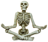 Ganz Zen Skeleton Figurines in Various Meditation Poses (Meditation C)