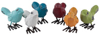 Super Cute Mini Cast Iron Bird Figurine In Choice Of Color (Parent)