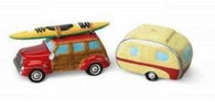 RV Camper Woody Kayak Salt & Pepper Shaker S/P