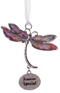 Inspirational Dragonfly Dreams Zinc Ornament -Someone Special