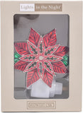 Christmas Decoration Poinsettia Night Light