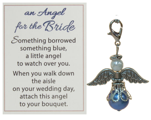 An Angel for the Bride Something Blue Angel Charm