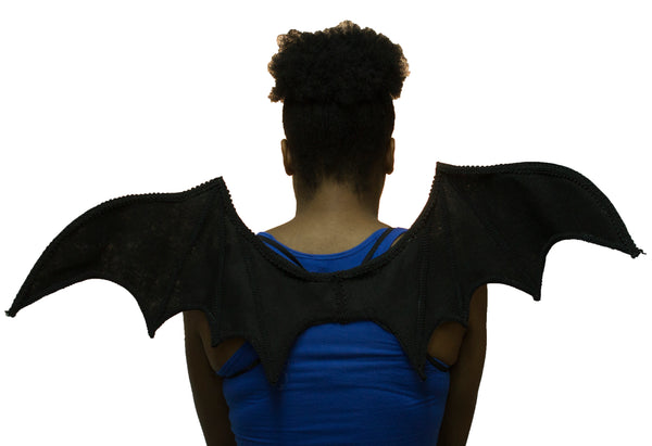 Halloween Costume Accessory Bat Wings with Elastic Straps