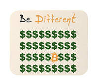 Bitcoin Be Different, Stand Out Mouse Pad