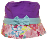 Little Girls Toddler Tot Sized Bucket Hat With Floral Print