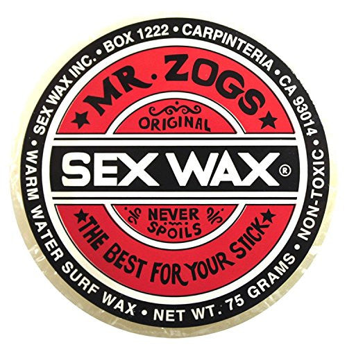 Mr. Zogs Original Sexwax - Warm Water Temperature Coconut Scented