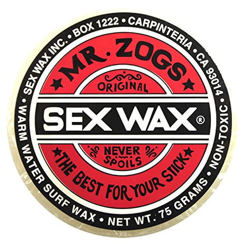 Mr. Zogs Original Sexwax - Warm Water Temperature  Coconut Scented (White)