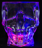 Skullie Spirits Flashing Skull Shaped Acrylic Shotglasses, Set of 2