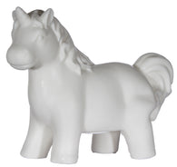 Color Changing Light Up Porcelain Standing Unicorn Figurine