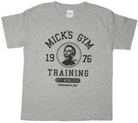 Big Boys Rocky The Movie Training Mick's Gym Youth Size T-Shirt (Youth Medium (10/12))