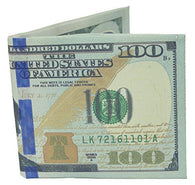 Big Bucks Novelty One Hundred Dollar Bill Large Printed Bi-Fold Wallet