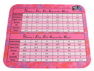 Mouse Mats Women's International Shoe Conversion Sublimated Mouse Pad (Pink)