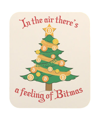 Bitcoin Christmas Tree Feeling Of Bitmas Mouse Pad
