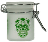 Marijuana Pot Buds Stash Jar w/ Clamping Lid In Choice Of Design