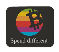 Bitcoin Spend Different Parody Mouse Pad