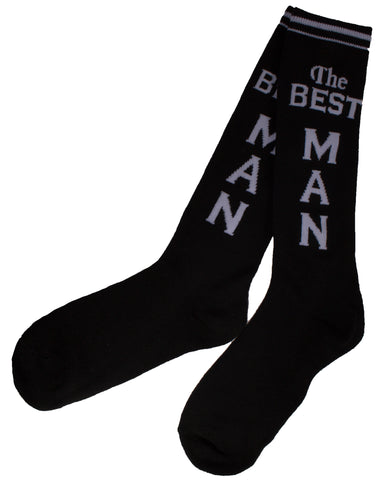 Bachelor Party Socks "The Best Man" One Size Fits Most