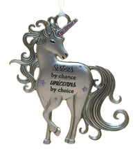 3 Inch Inspirational Zinc Unicorn Ornament - Sisters
