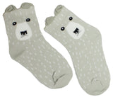 Unisex Kids (4-5 Years) Adorable Baby Bear Sotton Knit Socks