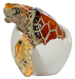 Adorable Baby Sea Turtle Hatching From Egg 3 Inch Tall Figurine