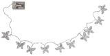 4 Foot Long Light Up Butterfly Garland w/ 10 Multicolored Lights