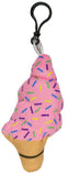 Sweet Treats Ice Cream Cone Key Chain/ Backpack Clip (Buy the set or your favorite color!)
