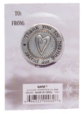 Zinc Inspirational Prayer Token On Backer Card -For My Marriage