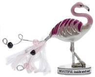 Zinc Flamingo Inspirational Standing Figurine - Beautiful Inside and Out