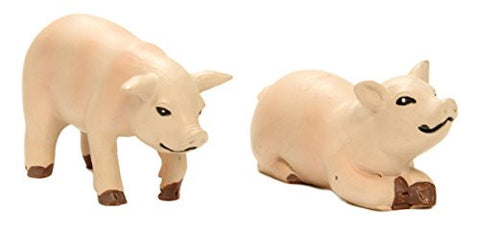 Ganz Collectible Fairy Garden 2.5 Inch Set of Two Pigs