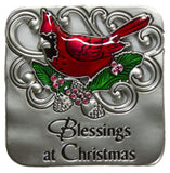 Warm Christmas Wishes Holiday Pocket Charm With Story Card