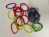 Wholesale Lot of 24 Lollipop Shaped Ponytail Holder Elastic Bands (576 total Bands!)