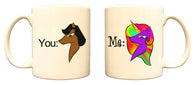 You Horse Me Unicorn Funny 11oz Coffee Mug