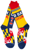 Officially Licensed Old Bay Seafood Seasoning Can Design Dress Socks