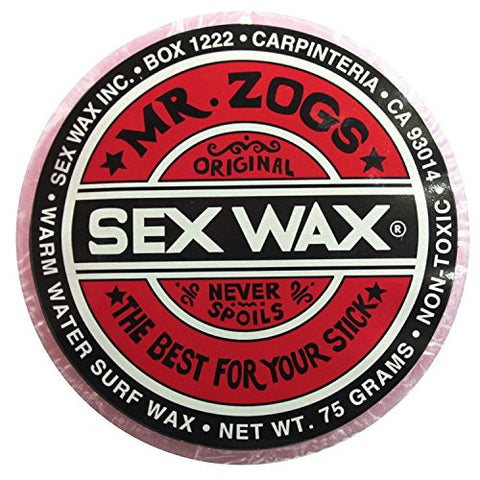 Mr. Zogs Original Sexwax - Warm Water Temperature Lt Red (Strawberry)