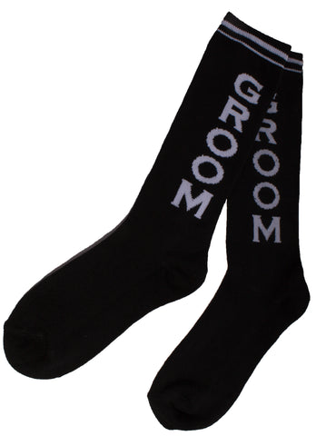 Bachelor Party Socks "Groom" One Size Fits Most