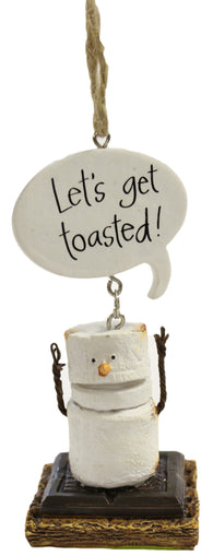 Toasted S'Mores Let's Get Toasted! Christmas/ Everyday Ornament