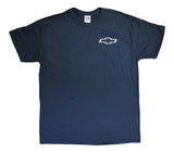 Buck Wear Men's Chevy Chevrolet Camo Accent Flag T-Shirt, Blue Dusk